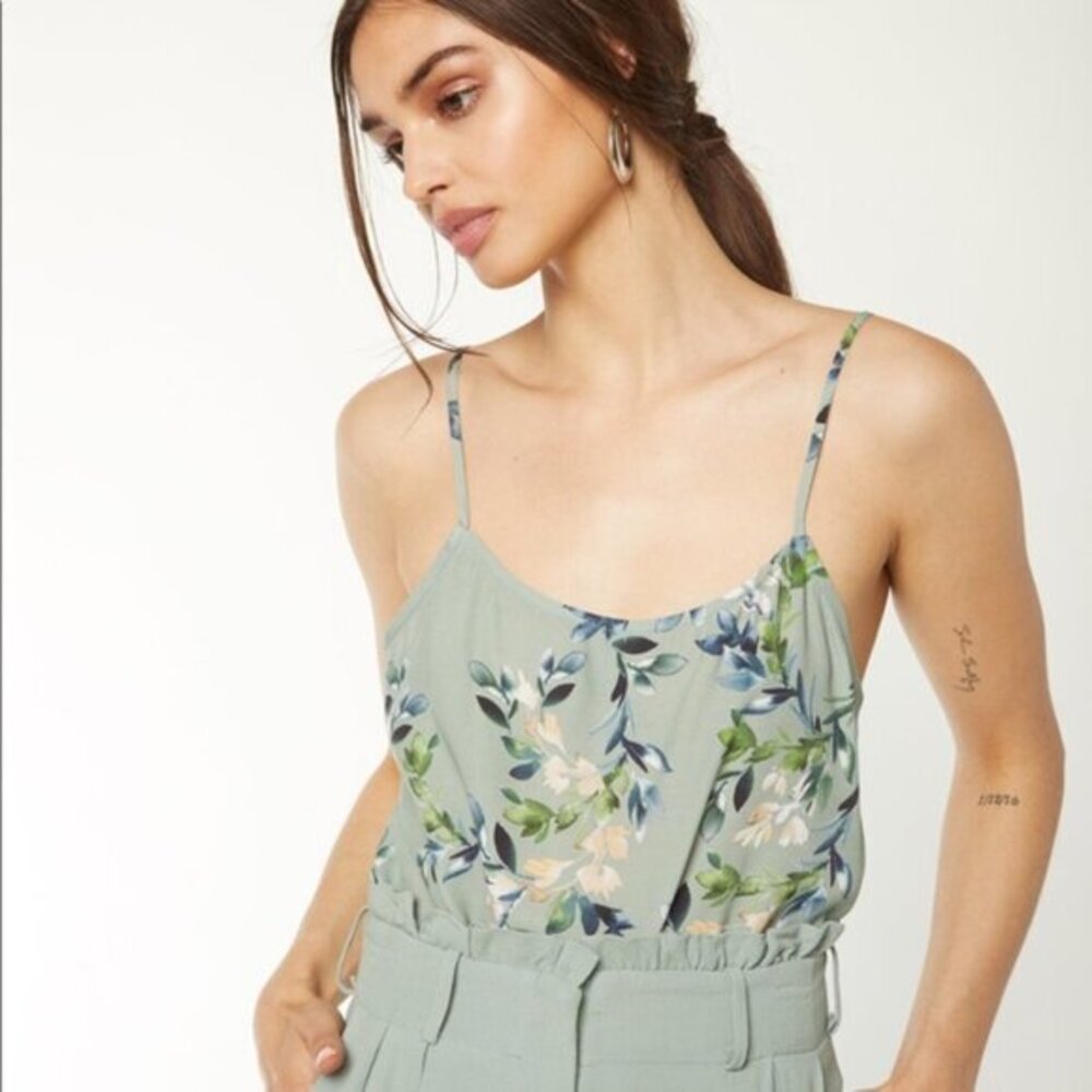 NWT Flynn Skye Nomad Women's Adjustable Straps Brush Stroke Tank Top Size XS